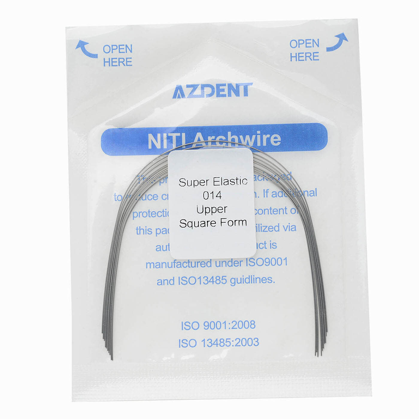 Dental Orthodontic Super Elastic NITI Arch Wire Round Ovoid/Square/Natural