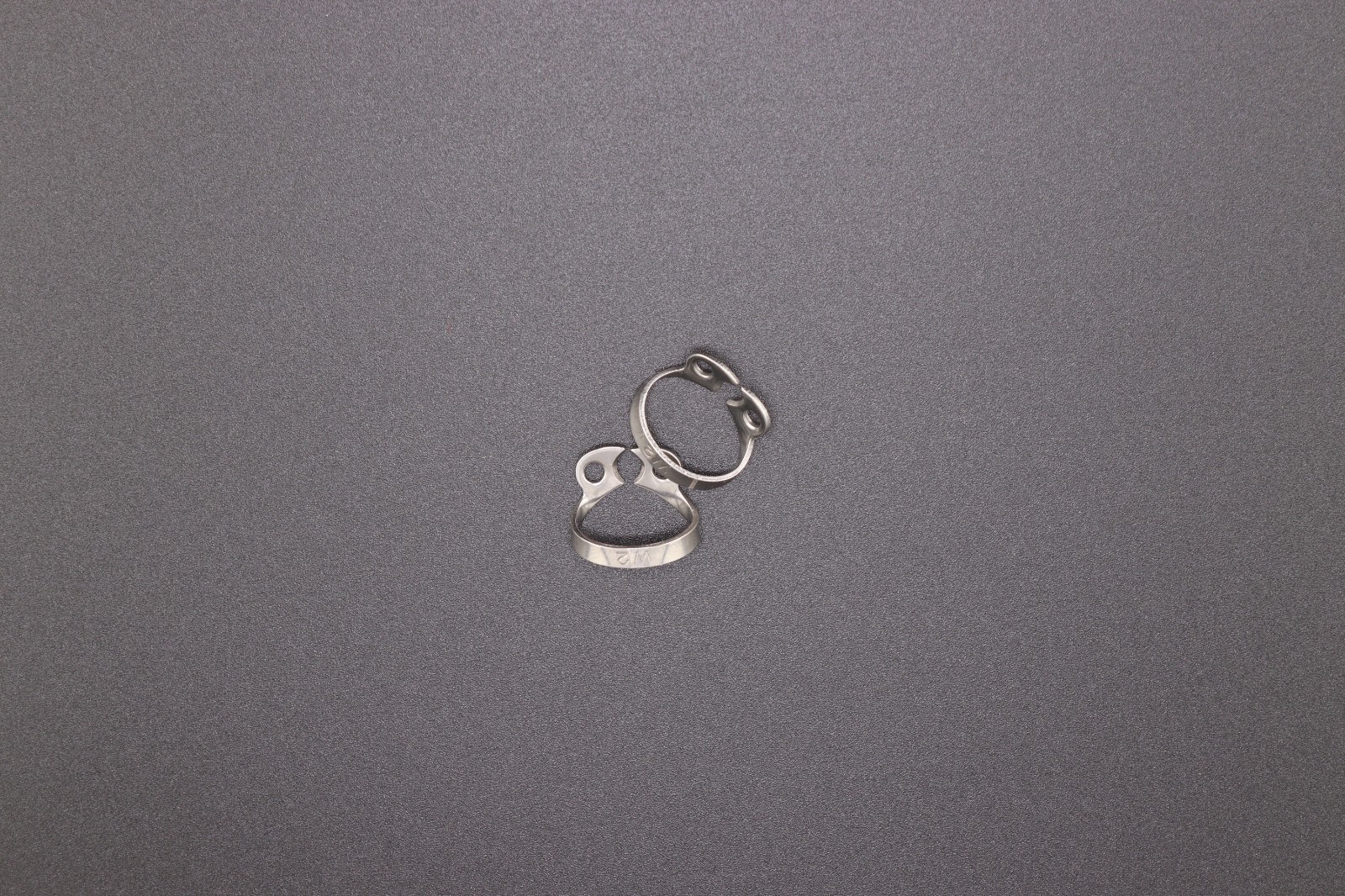 10x W2 Wingless Rubber Dam Clamps | Endodontic Isolation Retractors | German SS