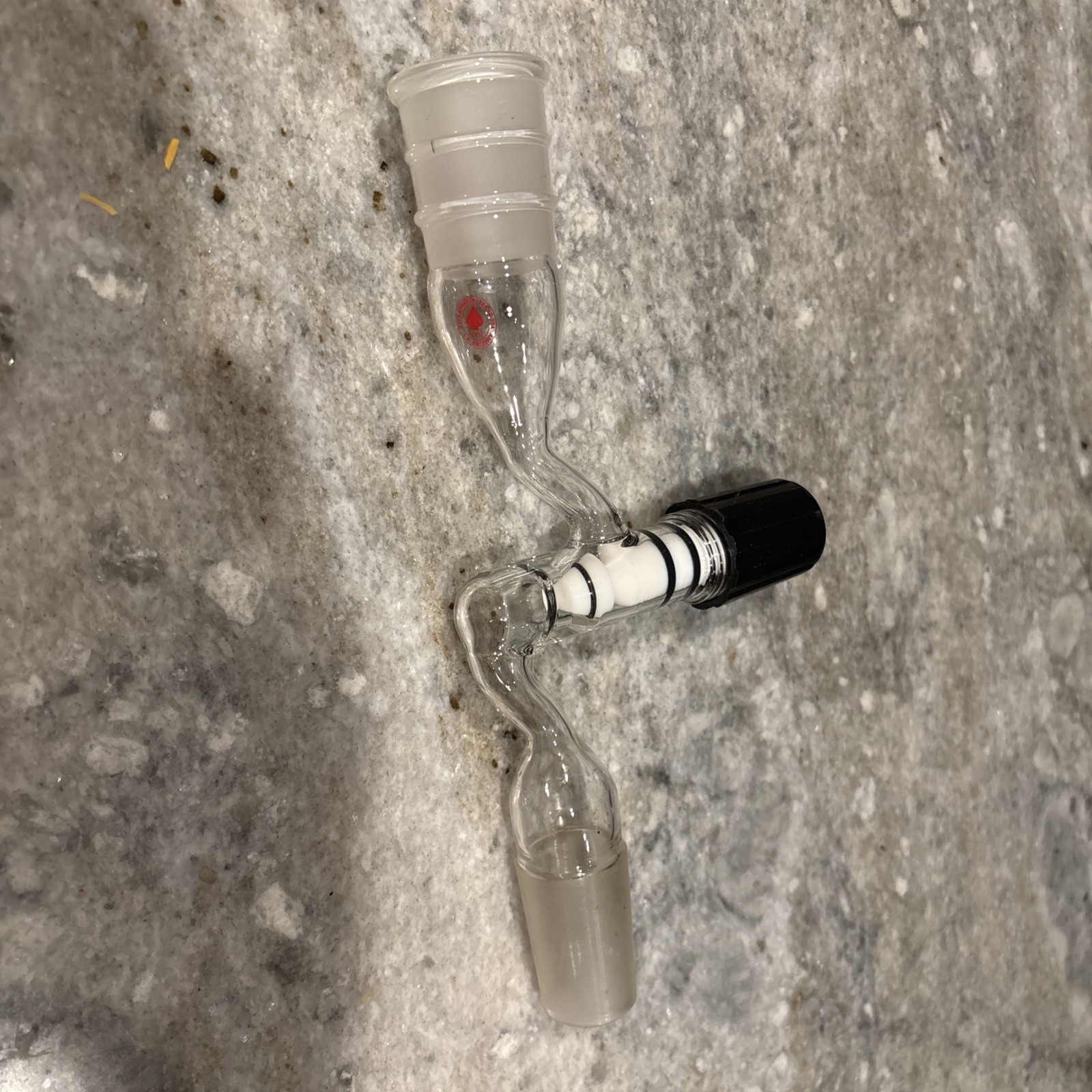Ace Glass High Vacuum Gas Transfer Adapter 24/40 male to 29/42 Scientific Glass