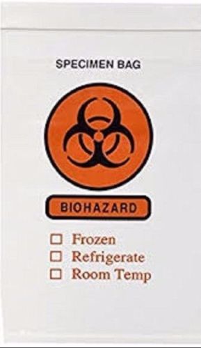 Biohazard Specimen Bags 25 or 50 ct Halloween Treat Candy Party Gag Gift 6×9
