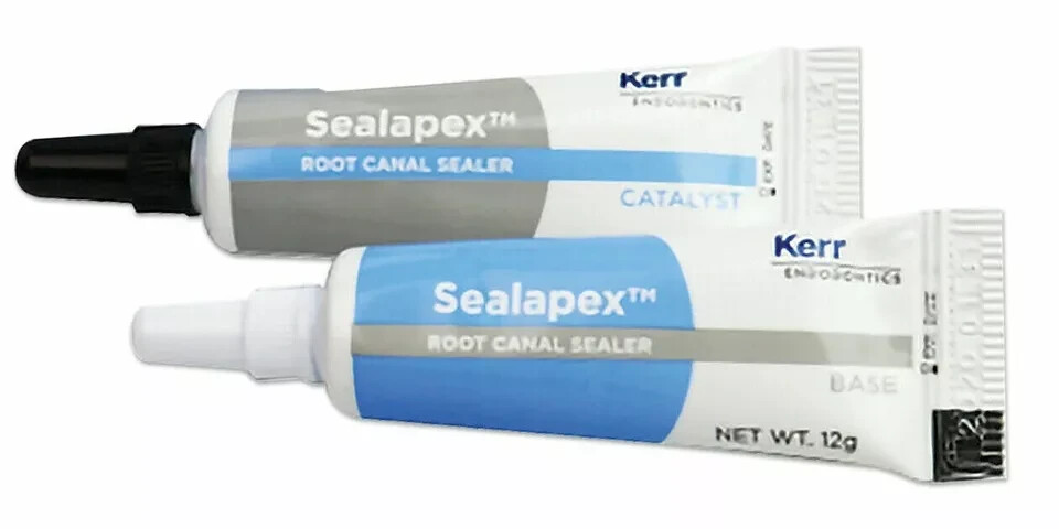 Kerr Endo Sealapex Root Canal Sealant Base & Catalyst Tubes In Endo- Dental