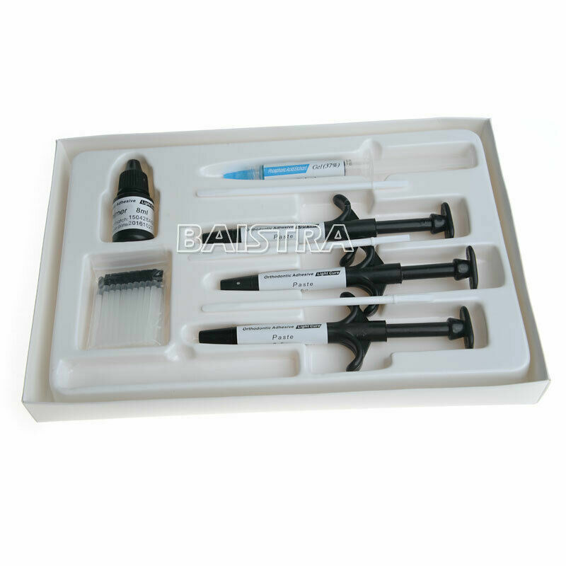 Dental Adhesive No-Mix Bonding/ Ortho Light Cure Resin/ Blue/Green Glue Kit