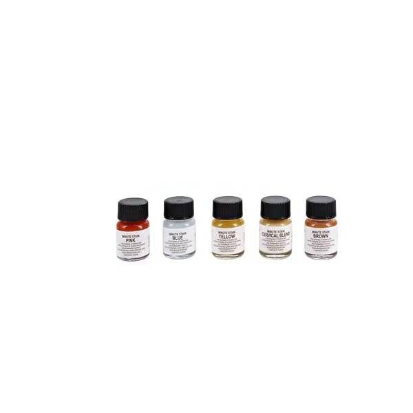 Taub 01-1020 Minute Stain Acrylic Resin Dental Kit 7 Color