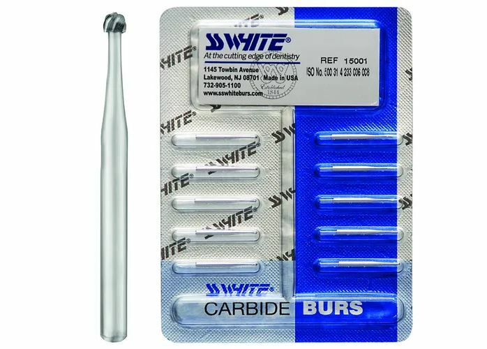 SS WHITE Dental high speed Carbide Burs Reg / Surgical sizes 10/PACK