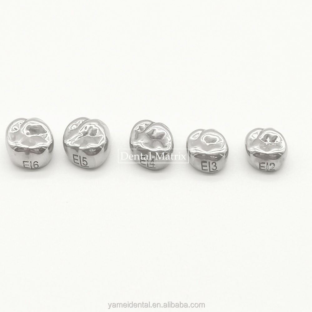 48 Sizes Dental Kids Crown stainless steel Primary Molar Pediatric Crowns Kit