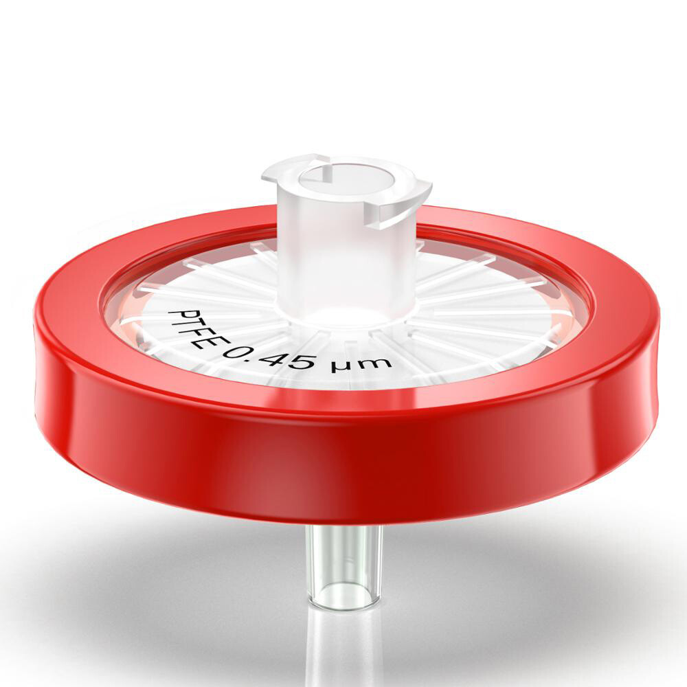 PTFE Syringe Filter 13mm,0.22 um Pore Size,Hydrophilic NonSterile Lab Filtration