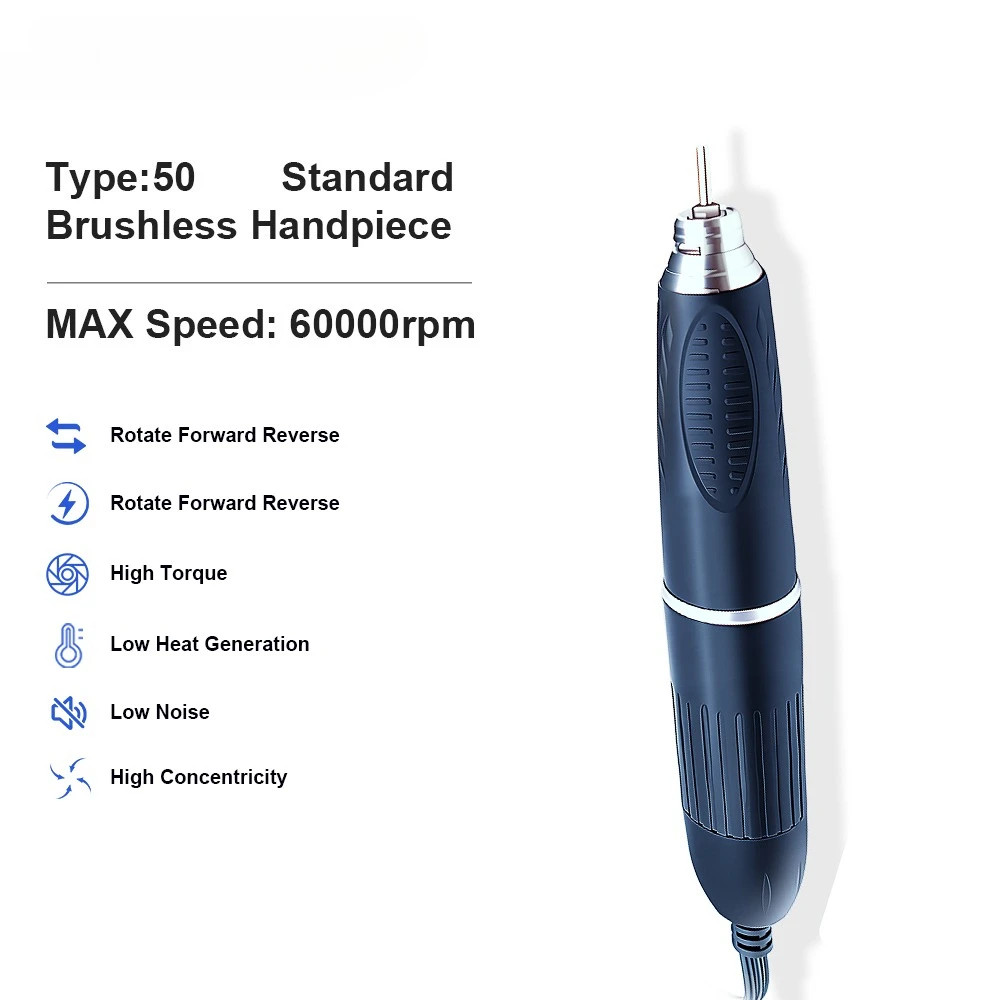 Dental 60000 RPM S300 Brushless Micromotor Grinder with Foot-Pedal Speed Control