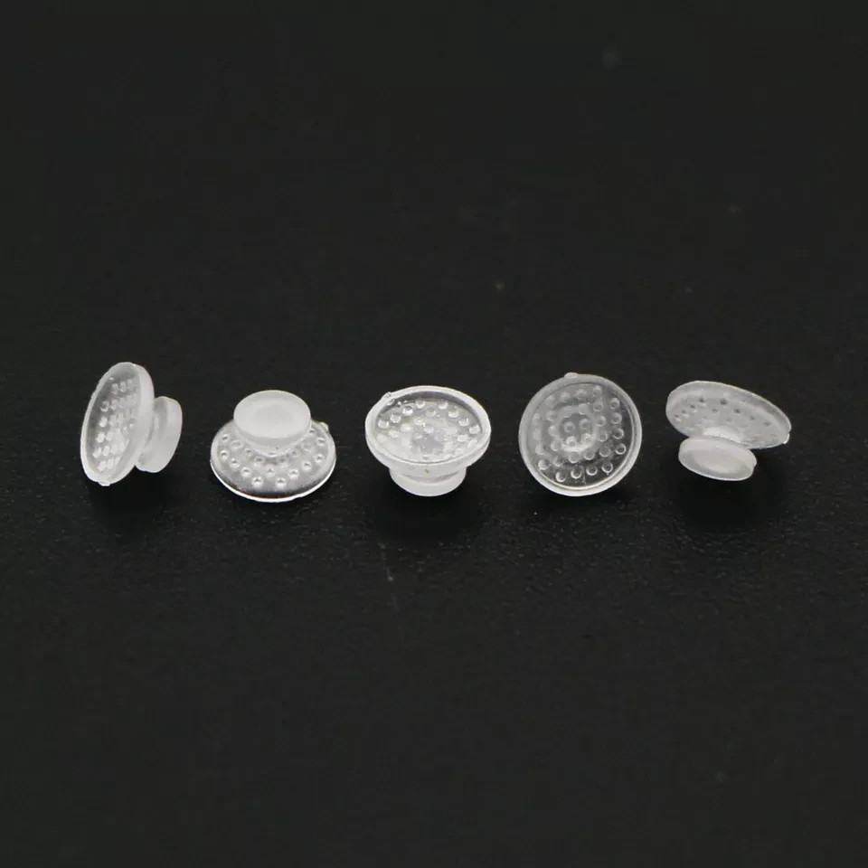 10Pcs/pack Dental Ortho Ceramic Clear Lingual Button Bondable Round Composite