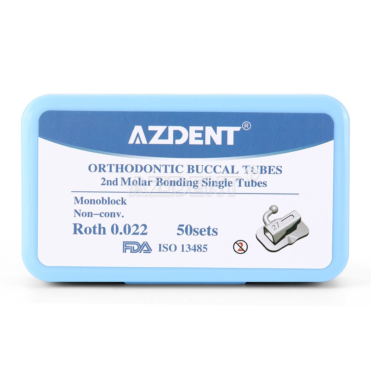 Tubos Bucales Ortodoncia Dental AZDENT Roth MBT 022 018 1º 2º Molar Brackets