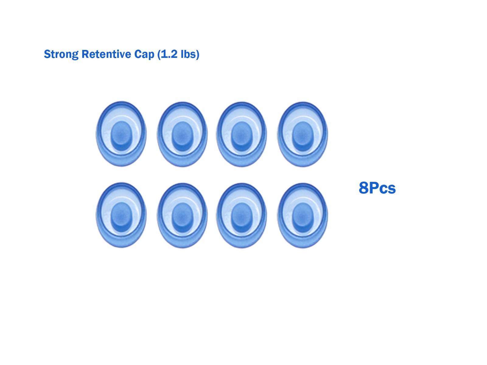 8Pcs US Dental Overdenture Male Cap ZEST Locator Syste Implant Retention Inserts