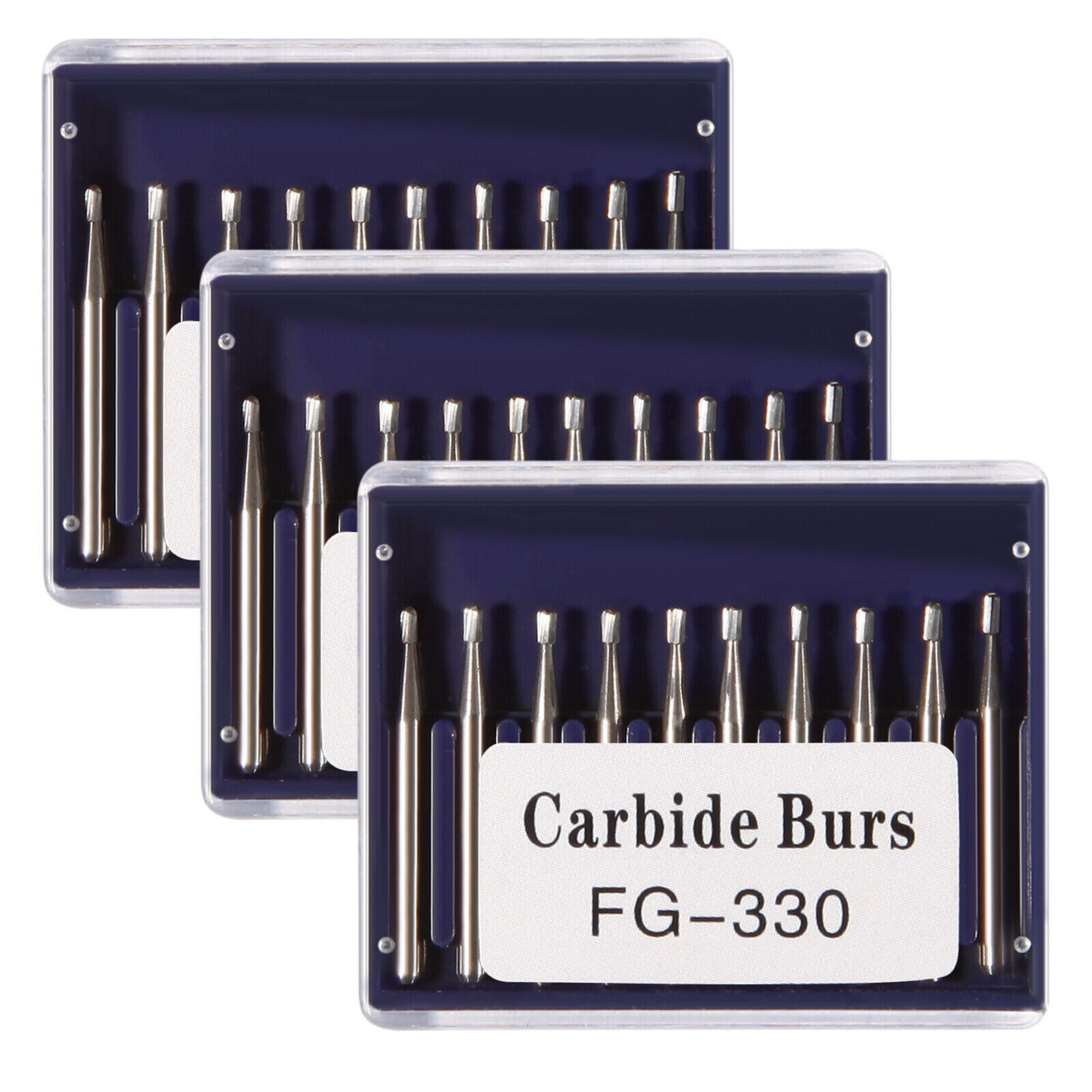 Dental Carbide Burs Tungsten Steel Bur FG # 330 Pear for High Speed Handpiece