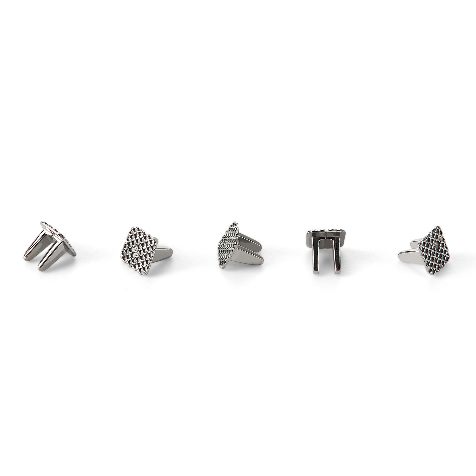 JMU Dental Orthodontic Metal Monoblock Bite Openers Tongue Tamers 10Pcs/Bag