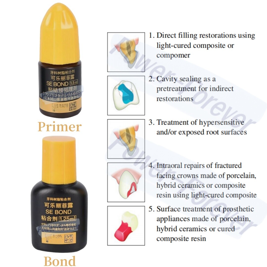Kuraray Dental ClearFIL SE/S3 BOND Light-Curing Selfetching Primer Bond Adhesive