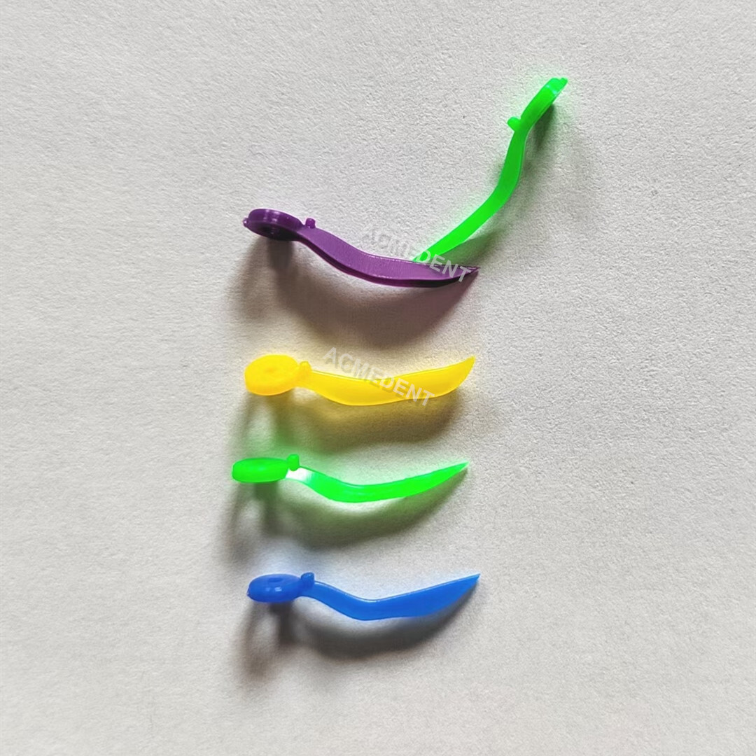100Pcs/Box Disposable Dental Wedges Tooth Gap Wedge with End Circular Hole 4Size