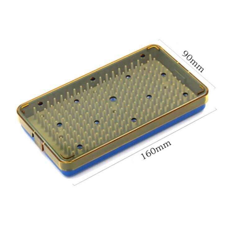 Small Size Autoclave Sterilization Tray Surgical Instrument Sterilization Box US