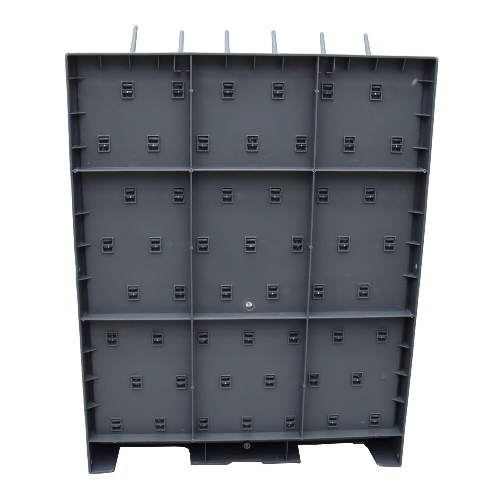 Detatchable 52-Pegs PP Drying Drip Rack Desk/Wall-mount for Test Tubes Flasks