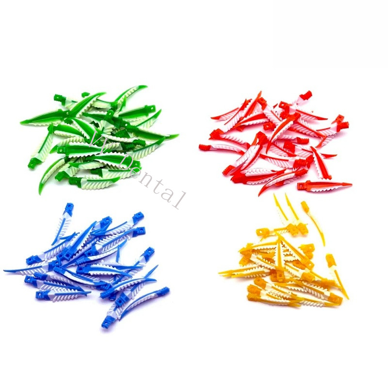 100pcs/box Mix Dental Interdental Wedges Sealing Composite Wedge Silicone