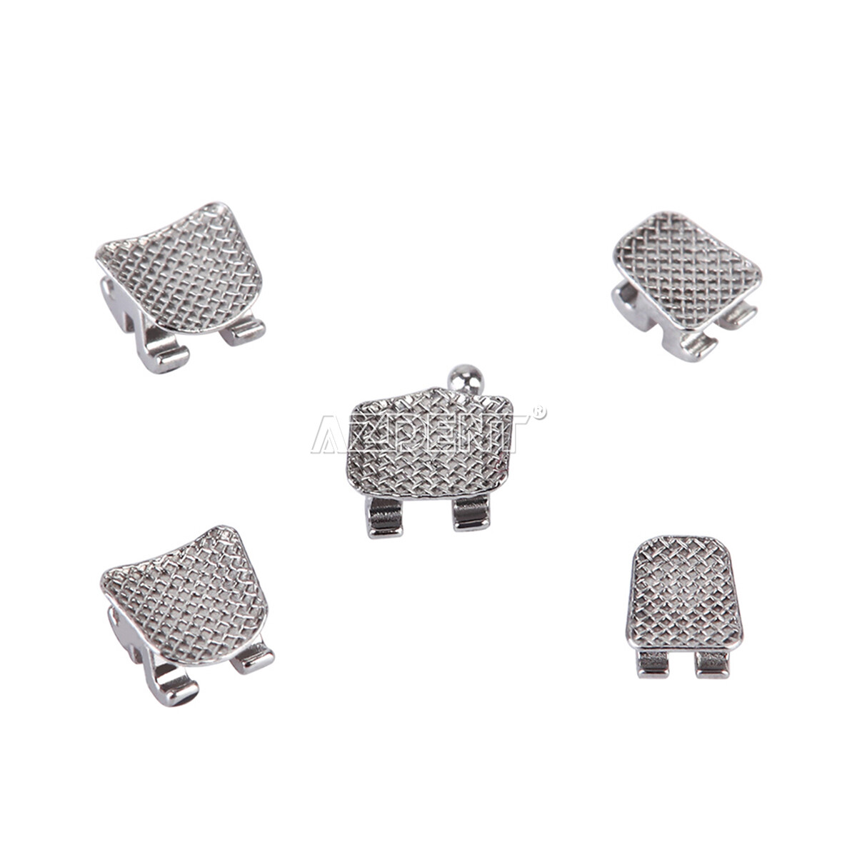 10X Dental Orthodontic Brackets Brace Metal Mini/Standard MBT/Roth 022 Hook 345