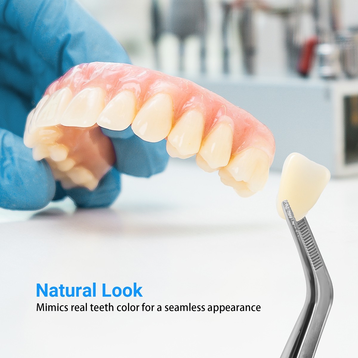 Dental Teeth Veneers Whitening Resin Anterior Upper Temporary Crowns A2 Nature