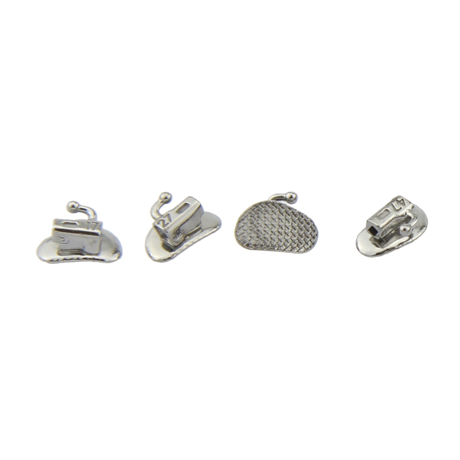 200 Tubo Ortodoncia Orthodontic Buccal Tube Roth MBT 022 1st 2nd Molar Bondable