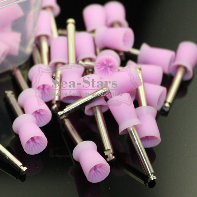 10 Mixed Types Disposable 100 PCS Dental Prophy Brush Cup Polishing Polisher