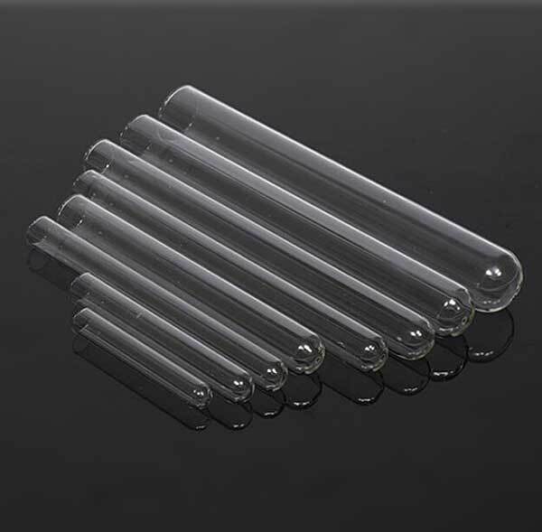 5ml – 135ml Round-bottomed Glass Tubes High Temperature Chemistry Glassware