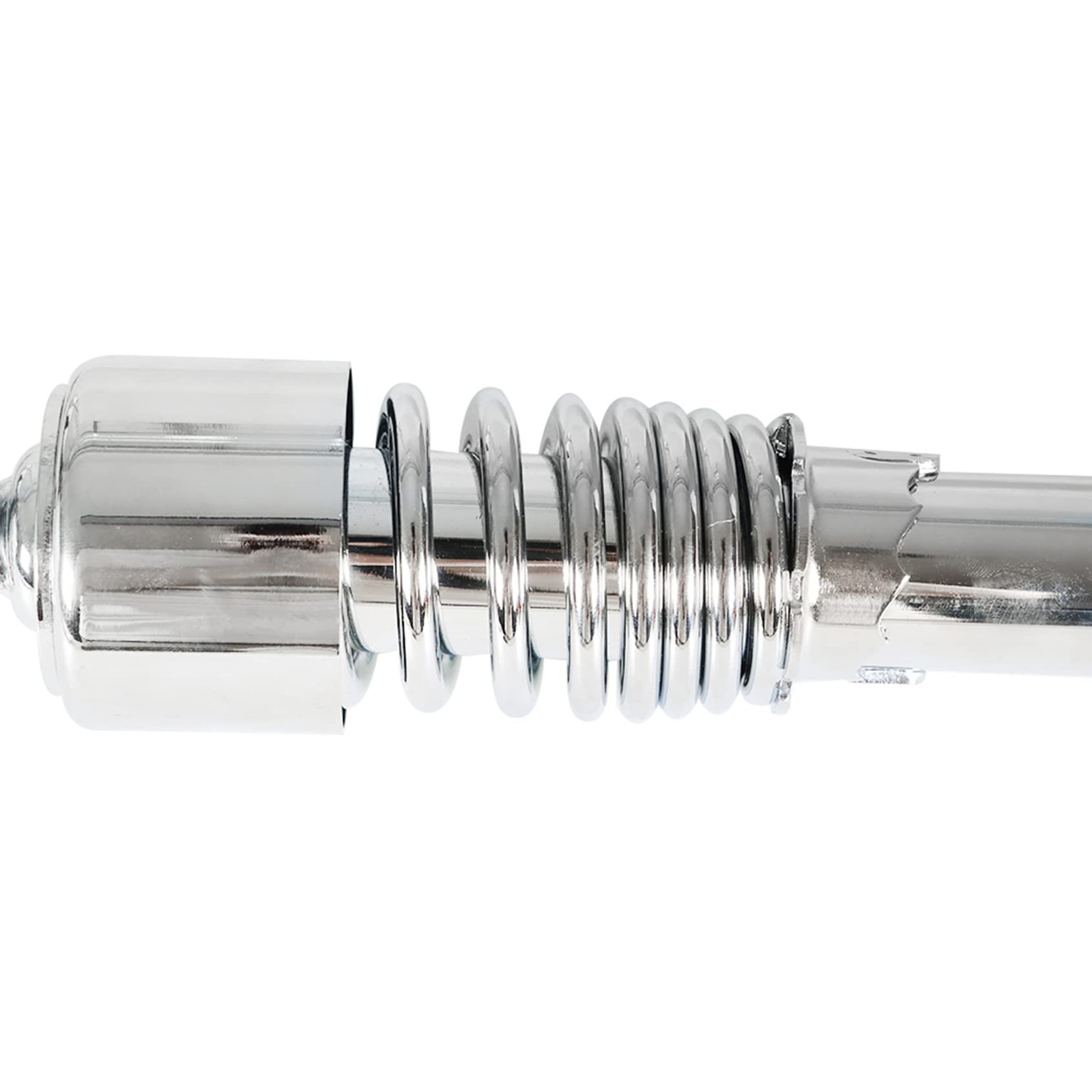 Motorcycle Chrome Rear Shocks Absorbers 10.5in 267mm