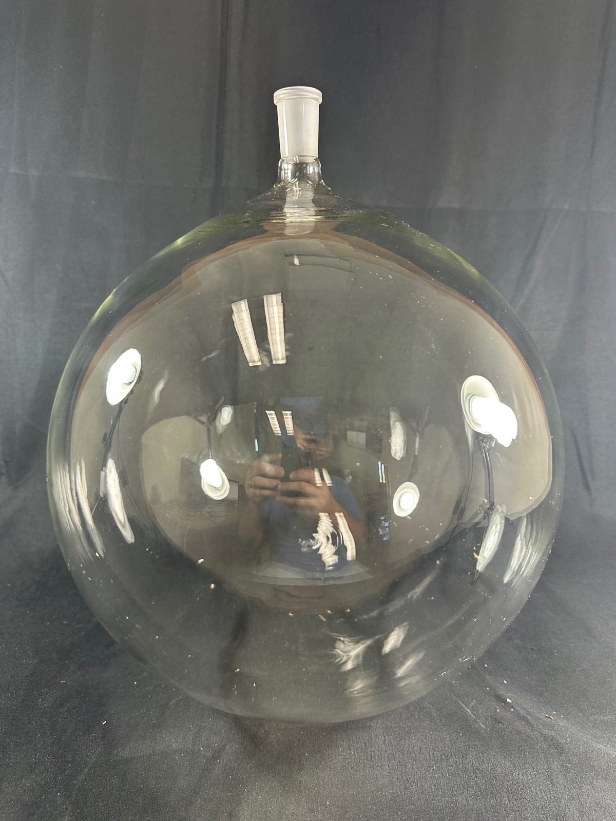 PYREX Glass 22L 22000mL Round Bottom Boiling Flask Single Neck 24/40 Joint 4320