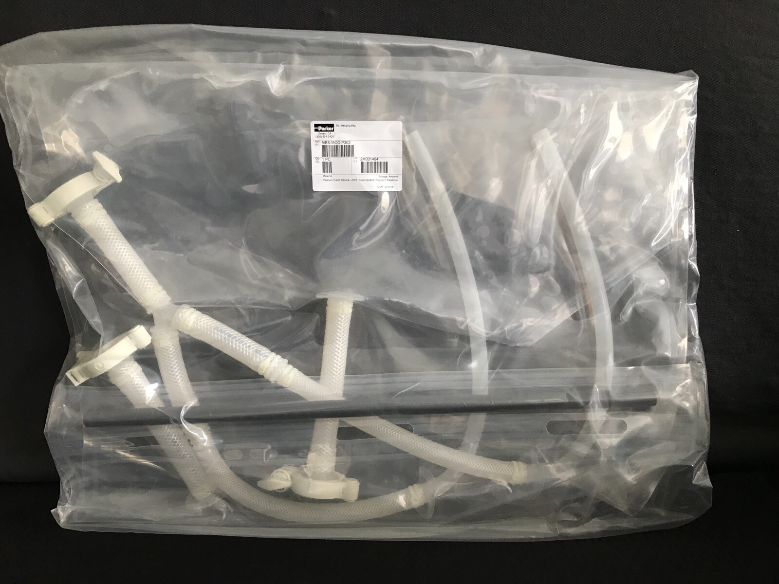 PARKER 50L Hanging Bag “Y” Tubing Clamp Assembly Set MBS-MOD-P302