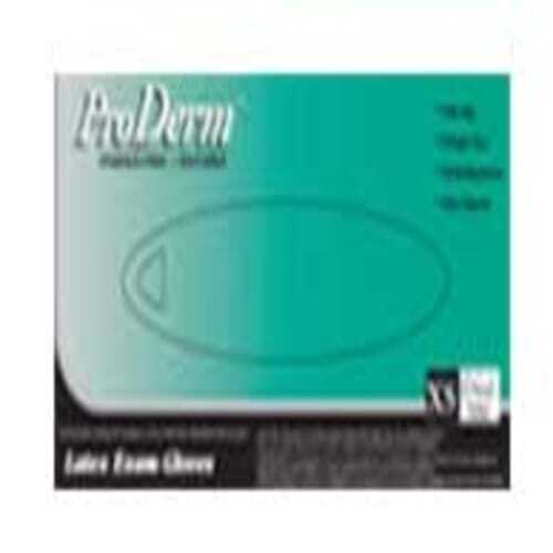 ProDerm Latex Exam Gloves: Small, Non-Sterile, Powder-Free, Textured