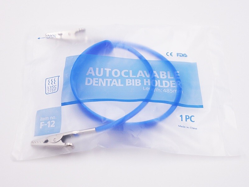 10pcs Silicone Drape Holder Napkin Bib Clips Dental Patient Clamps 135°C
