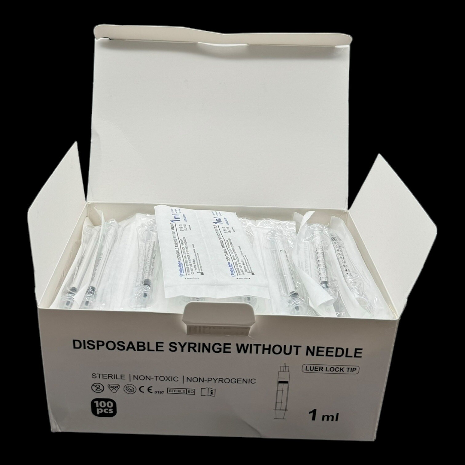 Syringe – Sterile – Luer Lock – 1ml – 2×100/pk