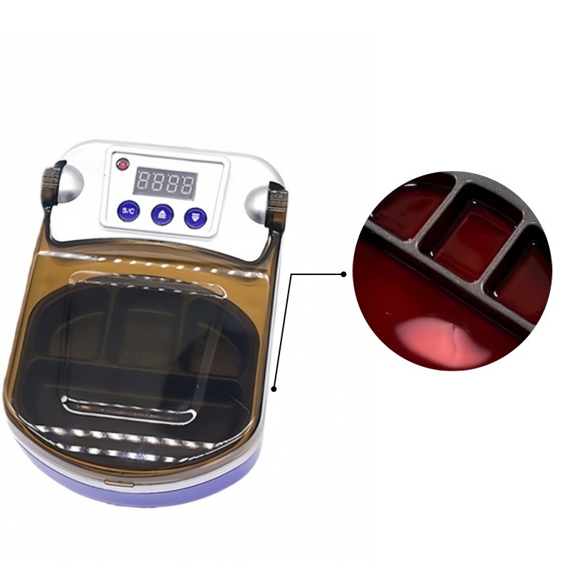 4 Well Dental Digital Wax Heater Dipping with LED Display Wax Heater Pot B Type