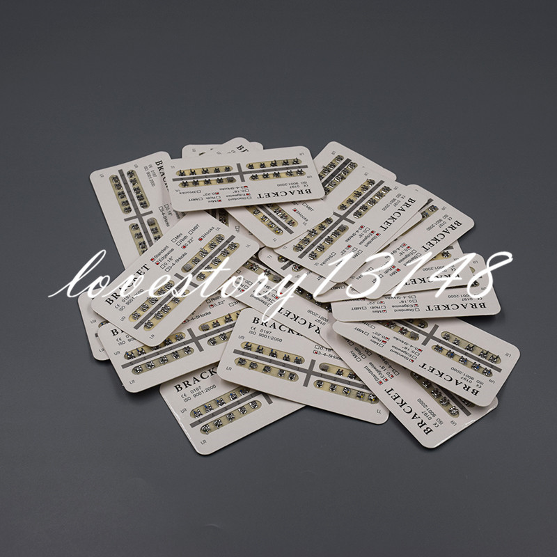 36 Types Dental Bracket Mini/Standard Roth/Edgewise/MBT 018/022 No Hook/3/345