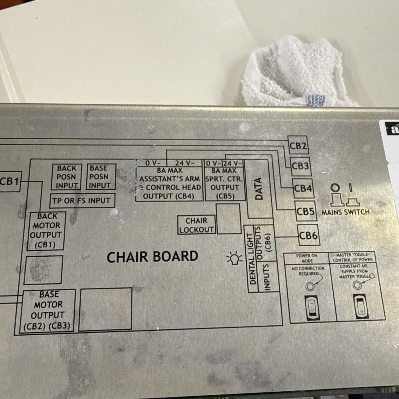 SALE: Adec 300 watt power supply 43.0155.00 with Adec chair PCB 43.0149.00