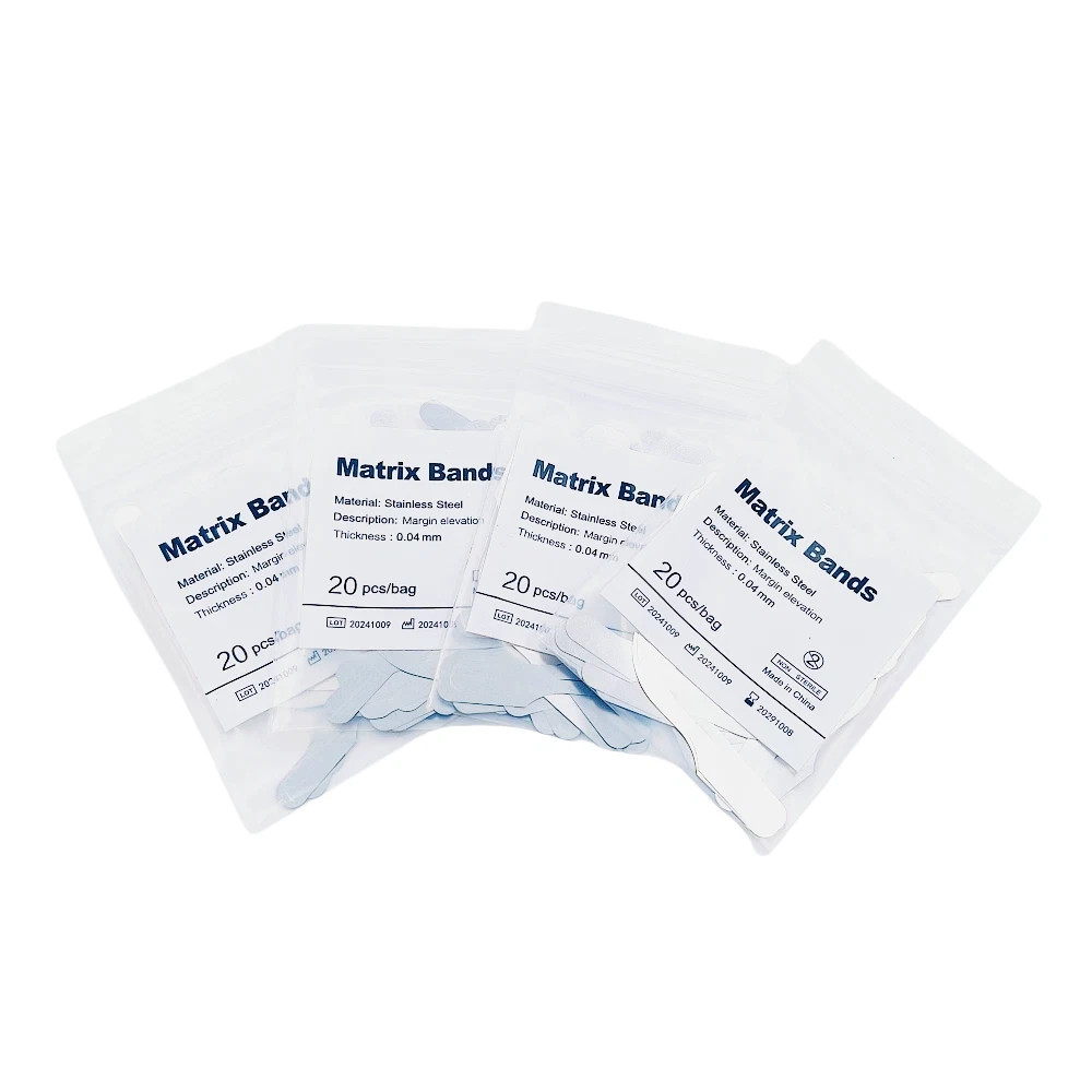 20 Pcs/Pack Dental Lab Stainless Steel Tofflemire Matrix Band Retainer Increased