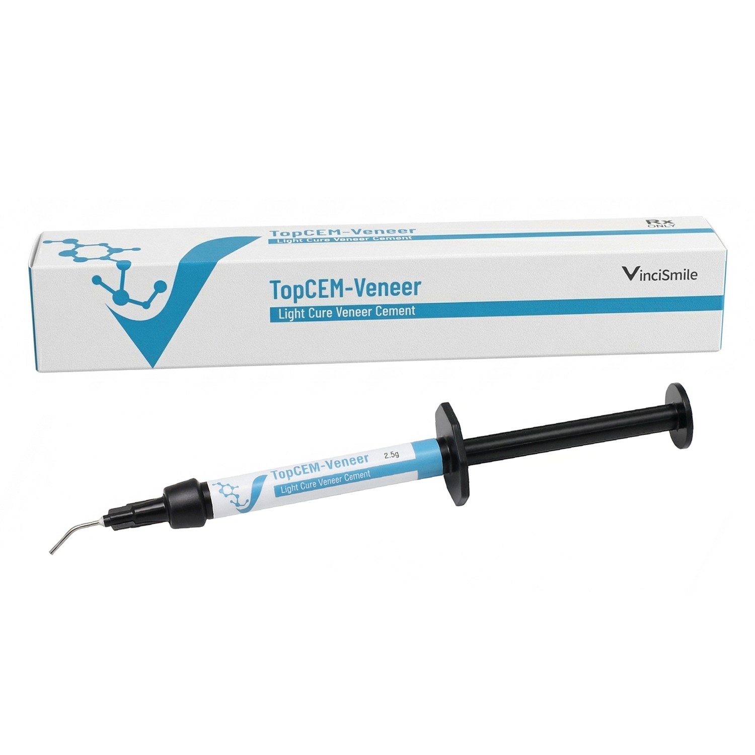 TopCEM-Veneer Dental Light Cure Veneer Cement 2.5g