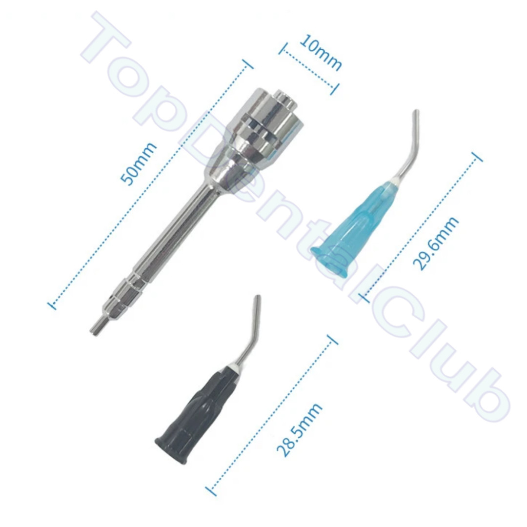 Dental Kerr Stropko Style Air Water Syringe Irrigator Irrigation Tips 3-Way Gun