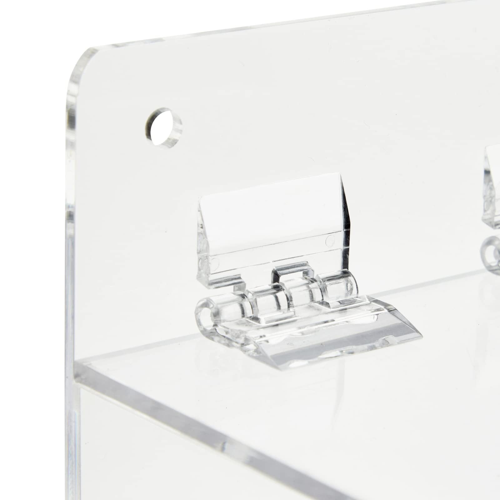 Okuna Outpost Wall Mount Glove Dispenser – 5 x 4.5 x 8.5 In, Clear