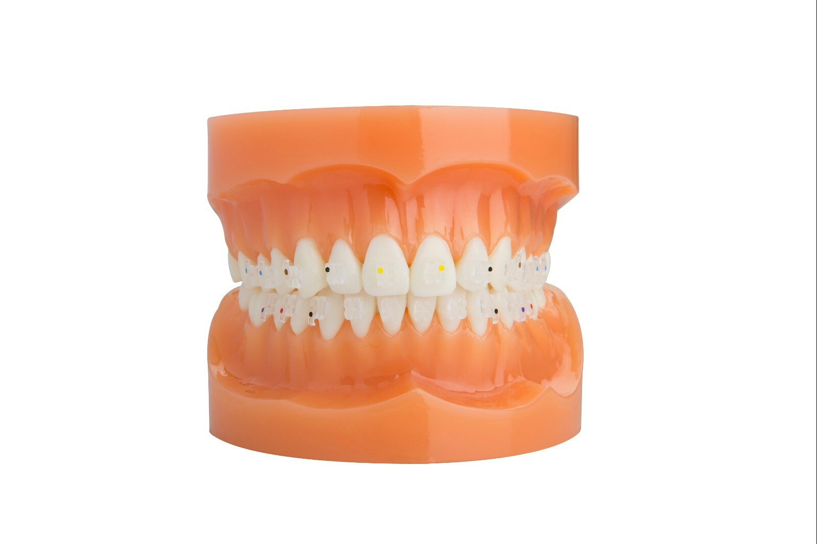 J&J Ortho™ CLARO™ Sapphire Orthodontic Bracket Roth/MBT 018/022 Hubit