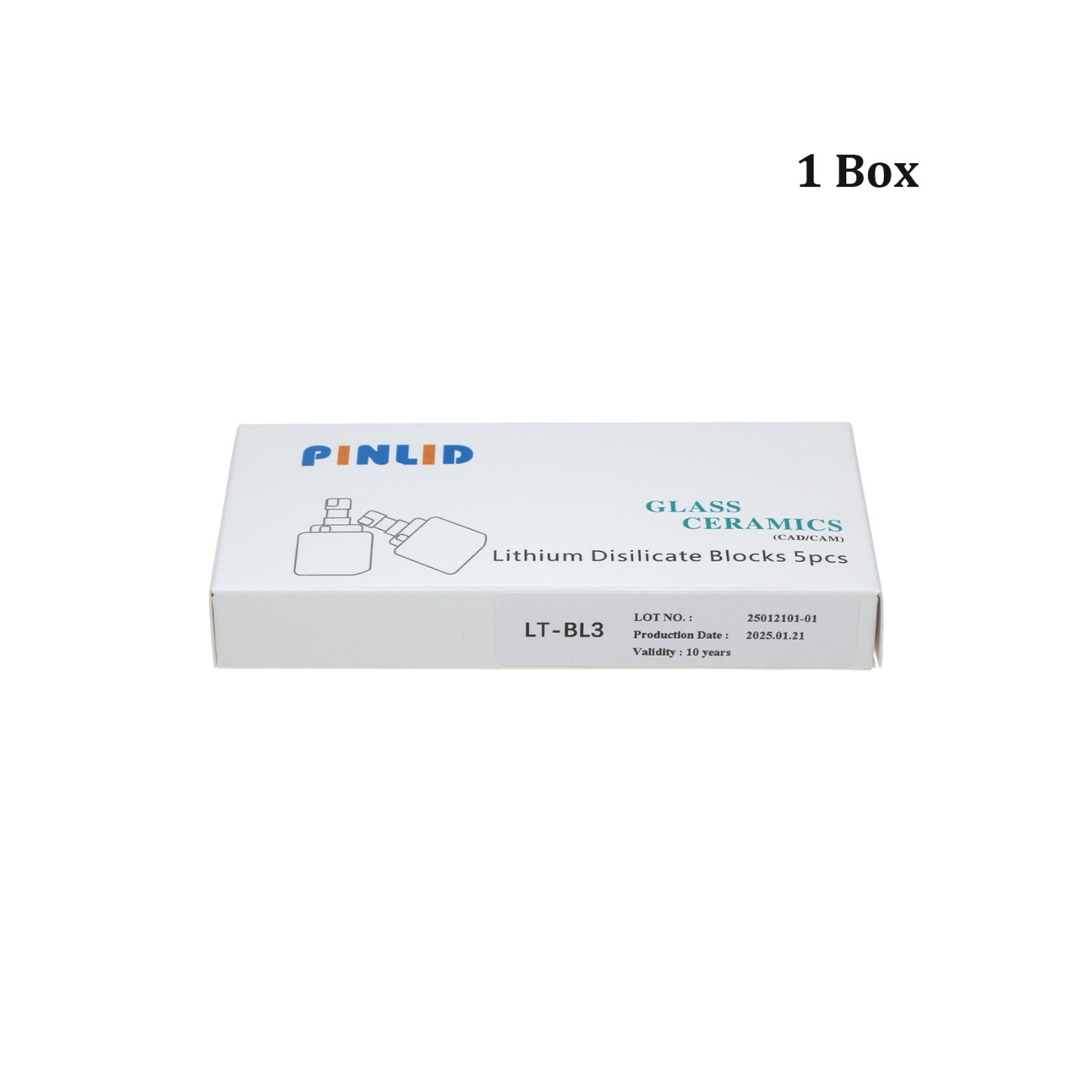 C14 LT Dental Lithium Disilicate Glass Ceramic Blocks E.Max Block Cerec CAD/CAM