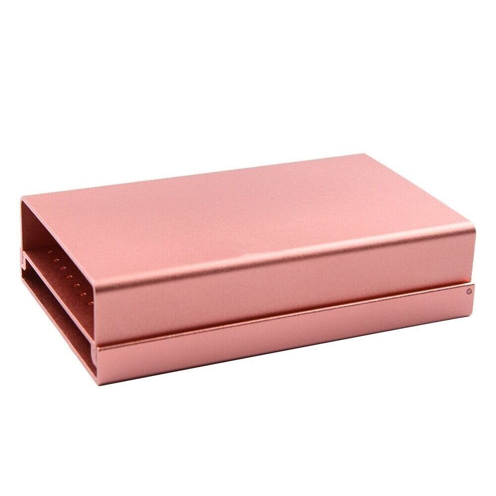 Dental Bur Holder Block Disinfection Box Case Aluminium Autoclave 24/76/152 Hole