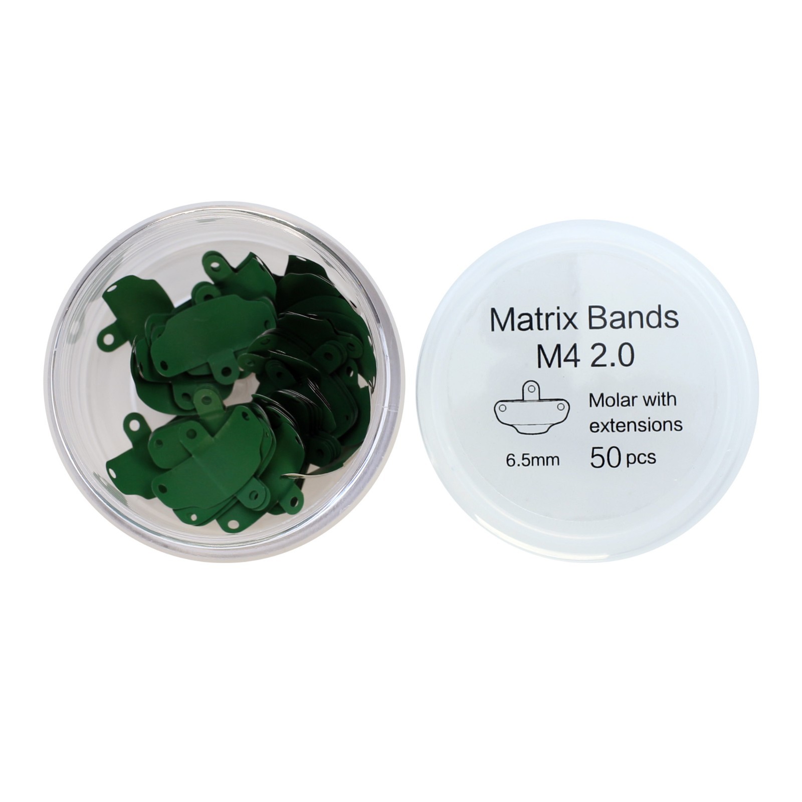 Dental Sectional Matrix Bands 4.5 5.5 6.5 Niti Retaining Rings Wedges Palodent