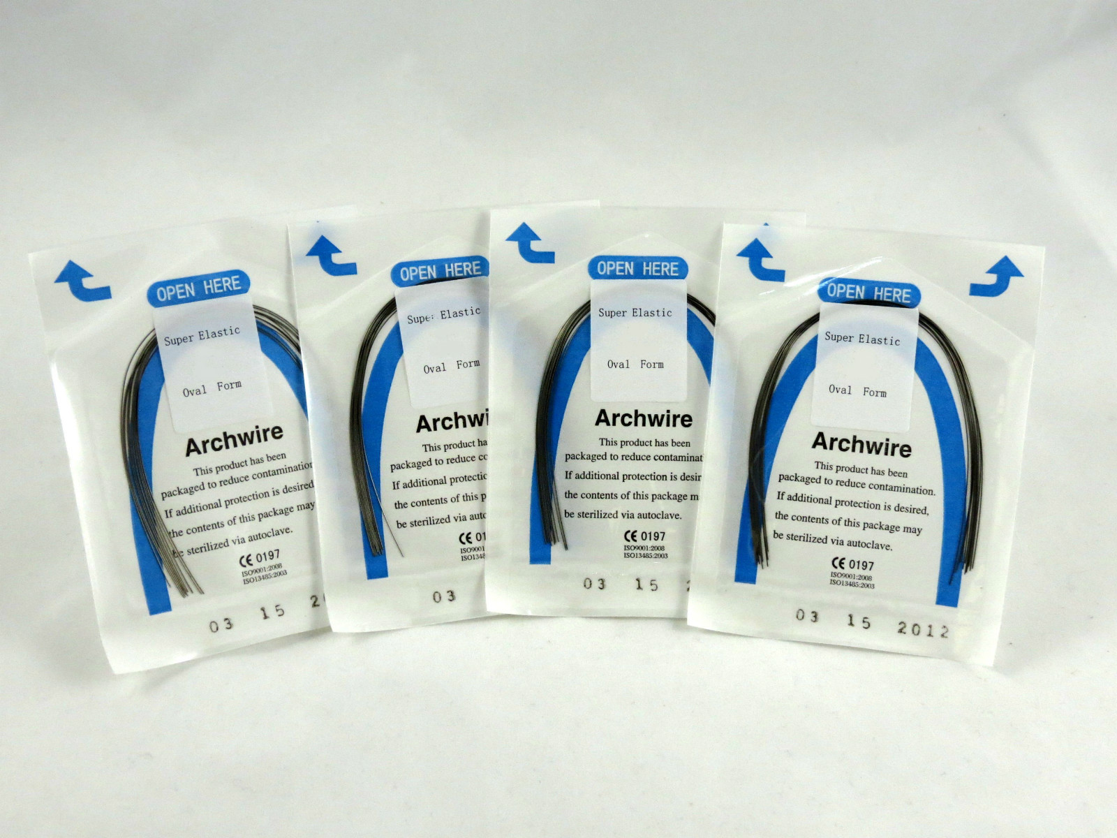 Dental Orthodontic Ovoid Arch Wire .018″ x .022″ Lower Kit /40 Pcs CREATIVE