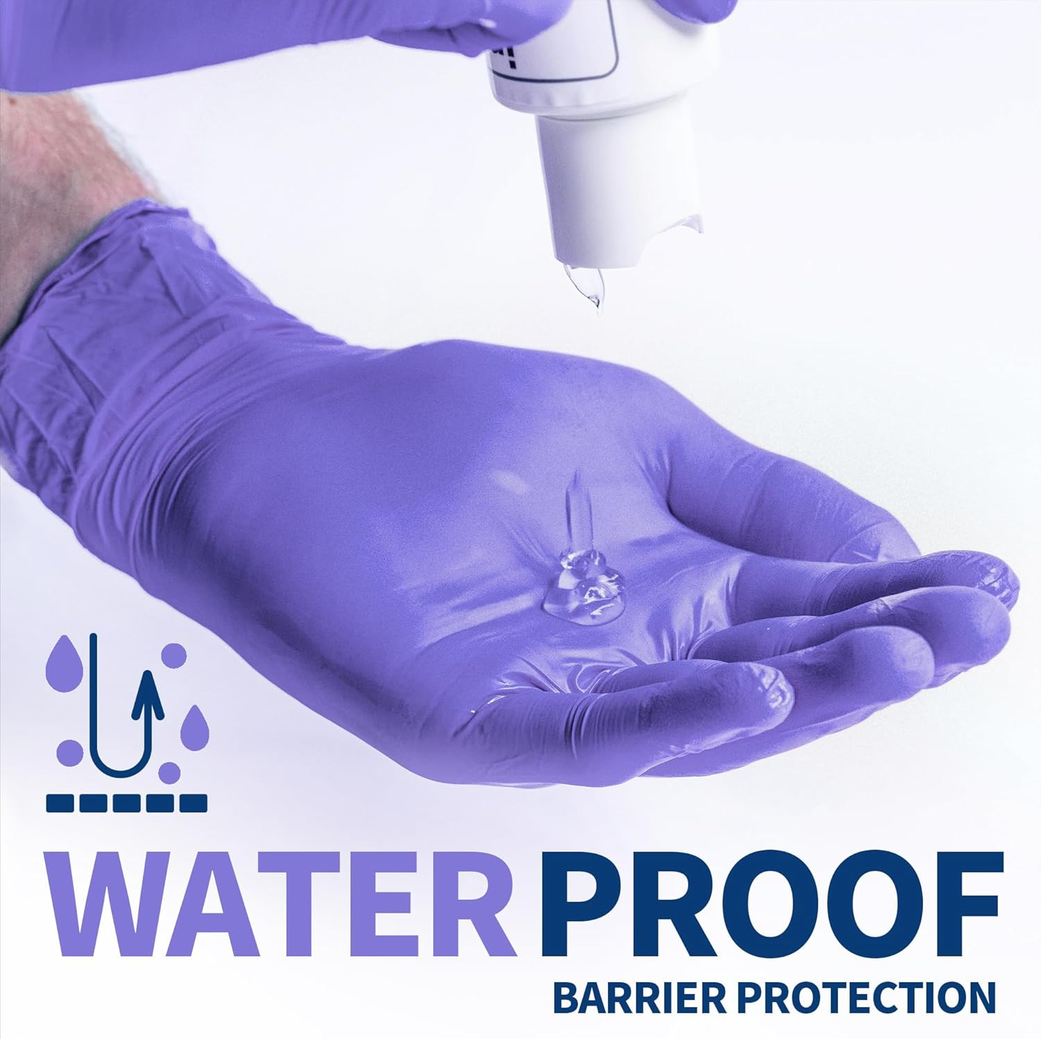 Nitrile Exam Gloves, Powder-Free Latex-Free Food Safe Cleaning First Aid Disposa