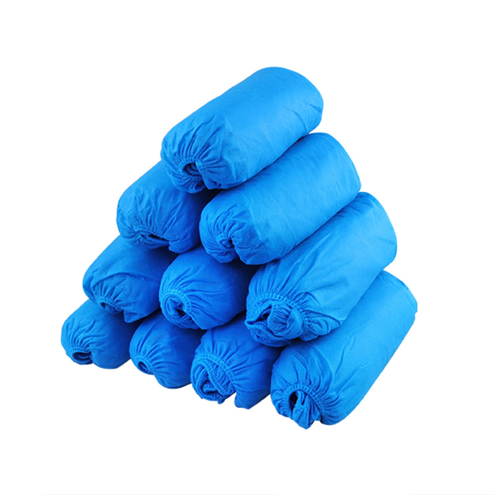 100pcs Disposable Non-woven Shoe Covers Indoors Office Blue Easy Shoe Covers