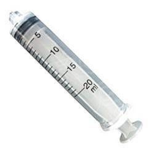 5 PACK – 20CC GLOBAL SYRINGES ONLY WITH LUER LOCK 20ML STERILE without Needle