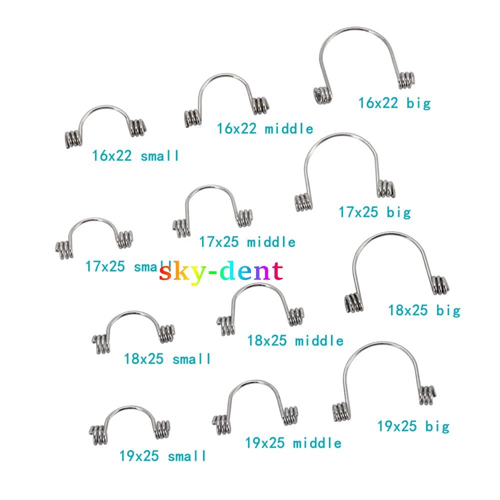 10/100 Pcs Dental Ortho Torquing Torque Rectangular Spring Anterior Teeth Wires