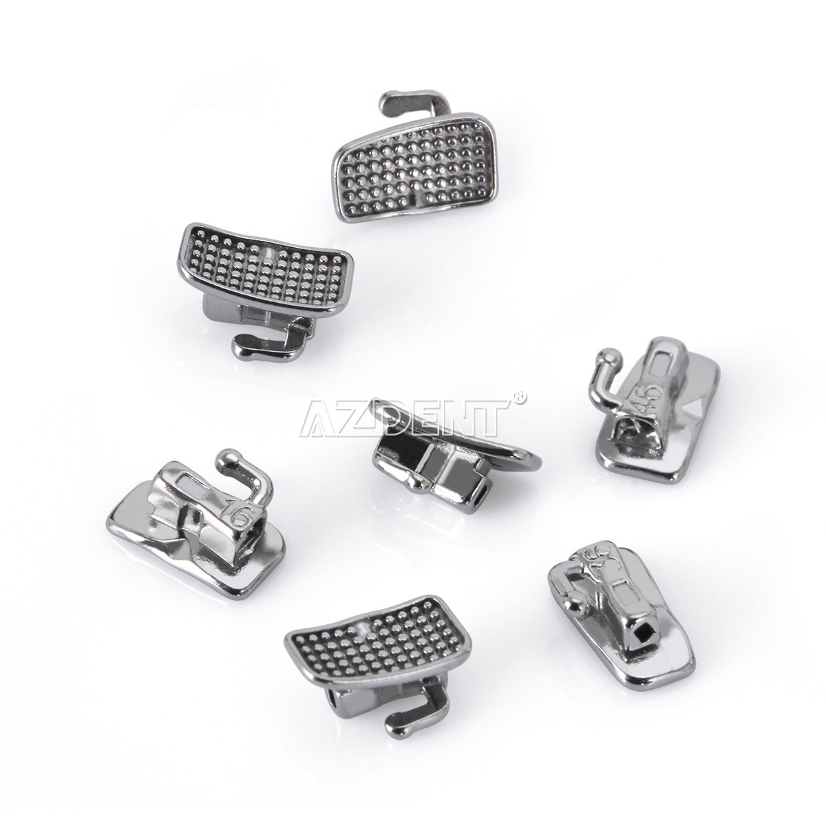 10 Box AZDENT Dental Bondable 1st Molar MBT 0.022 MIM Monoblock Buccal Tubes