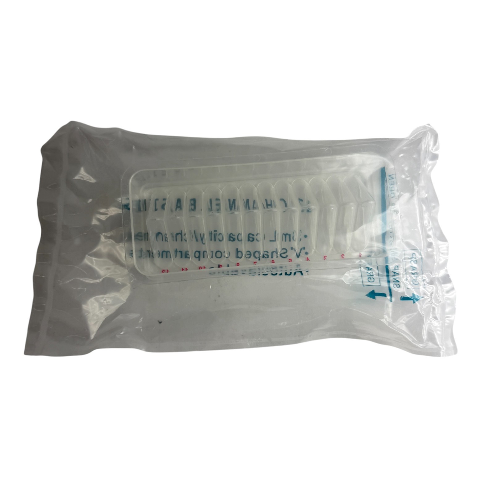 Cole-Parmer 12-Channel Pipetting Reservoir Basin 3mL Sterile 04395-33, 28 Pcs
